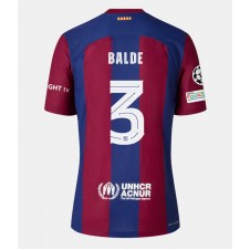 Barcelona Alejandro Balde #3 Hjemmedrakt Kvinner 2023-24 Kortermet